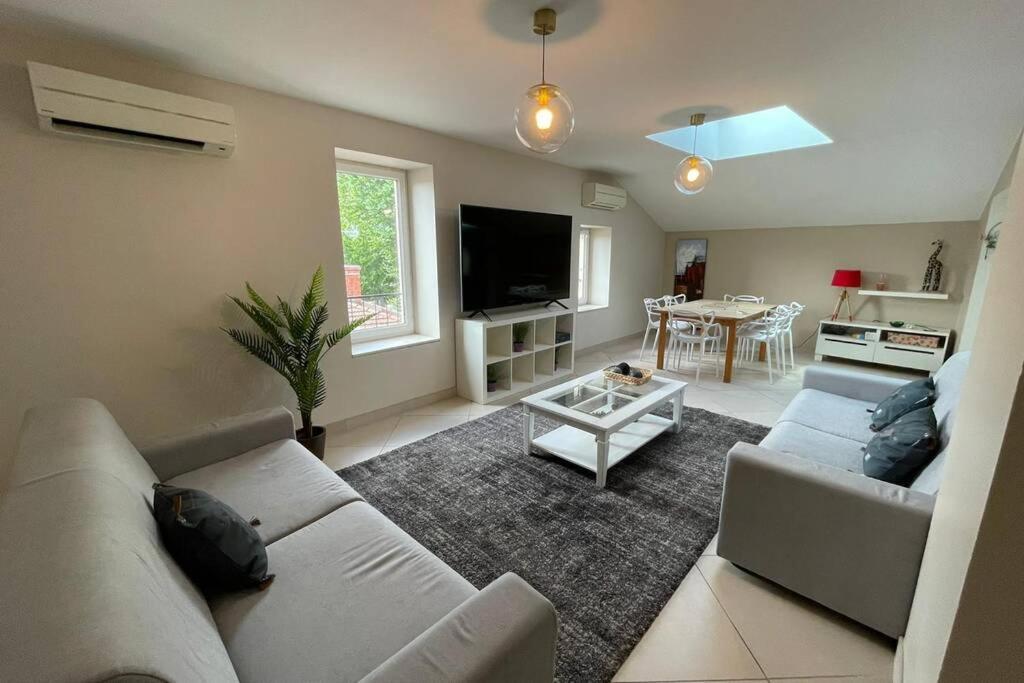 Superbe Appartement Avec 2 Chambres - 9 Personnes - Parking Prive 투르농쉬르론 외부 사진